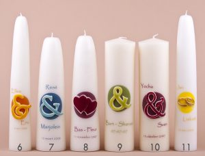 Trouwkaarsen WaxDream-collection overig